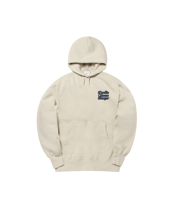 HOODIE -CHEESE COLORED LOGO-